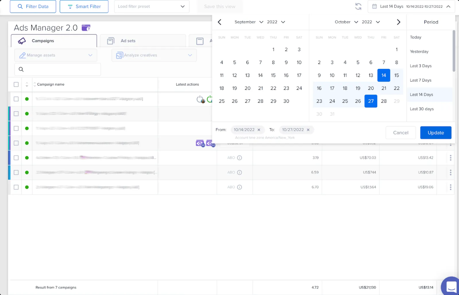Madgicx Ads Manager 2.0, the dashboard for diagnosing a Meta account and choosing what to optimize next
