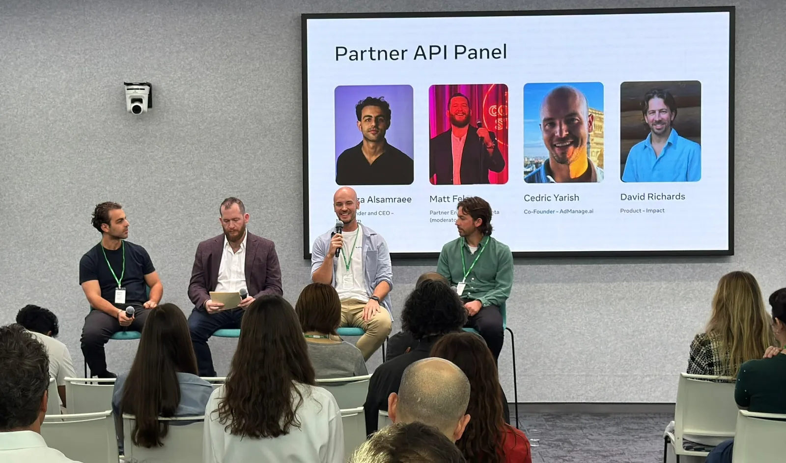 Cedric Yarish, AdManage co-founder, speaking on Meta's Partner API Panel, moderated by Meta Partner Engineering